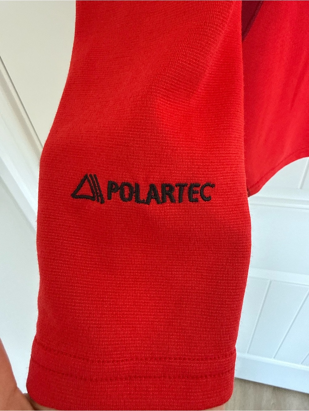 Patagonia Capilene 3 Midweight 1/4 Zip Pullover Red Polartec Base Layer Tops S - Picture 5 of 7